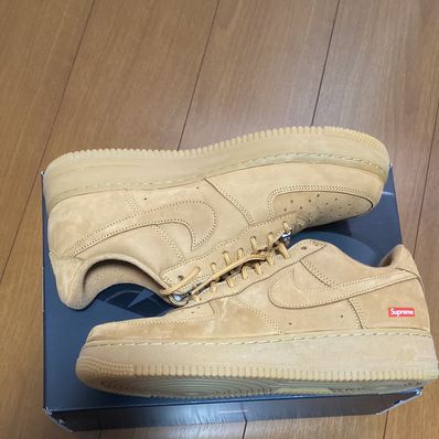 Supreme × Nike Air Force 1 Low "Flax/Wheat"