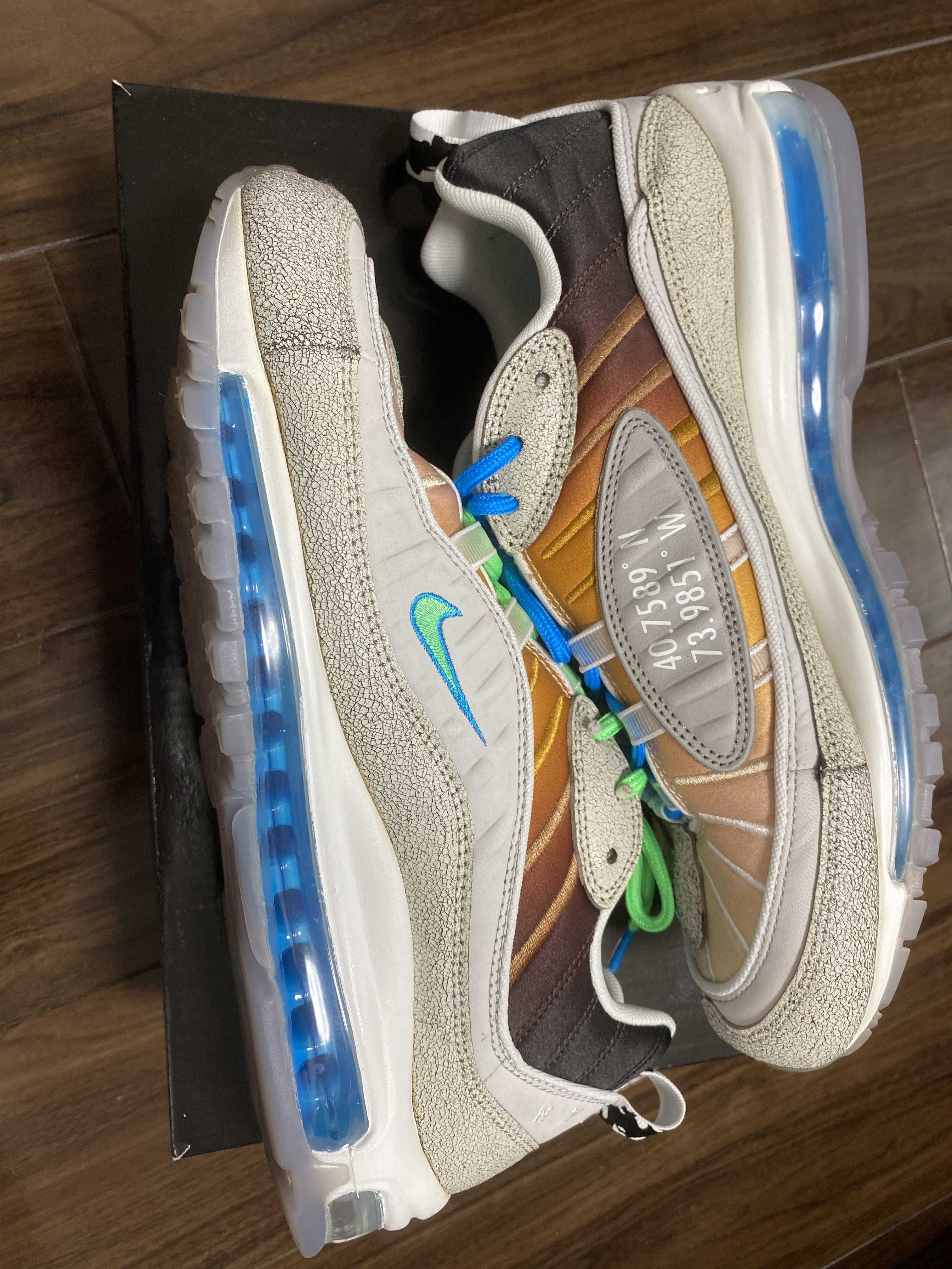 Nike GS Air Max On-Air "Vast Grey/Electro Green"