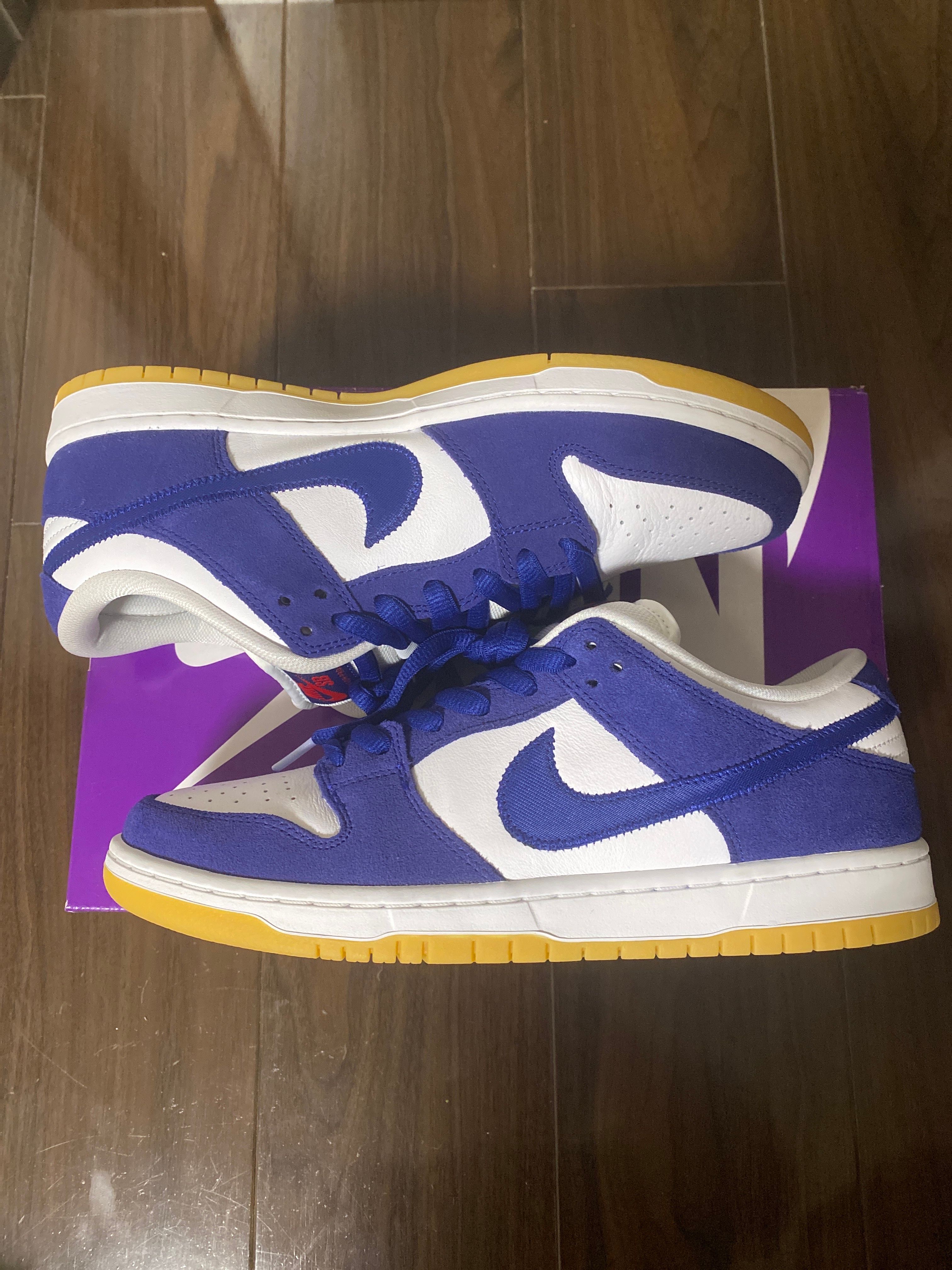 Nike SB Dunk Low "Los Angeles Dodgers/Deep Royal Blue"
