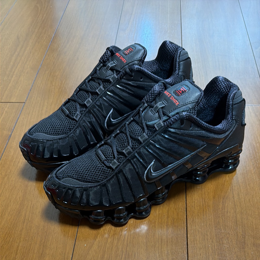 Nike Shox TL "Black/Metallic Hematite/Max Orange/Black"