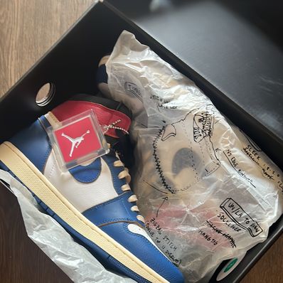 UNION × Nike Air Jordan 1 Retro High OG NRG "Storm Blue/Varsity Red"