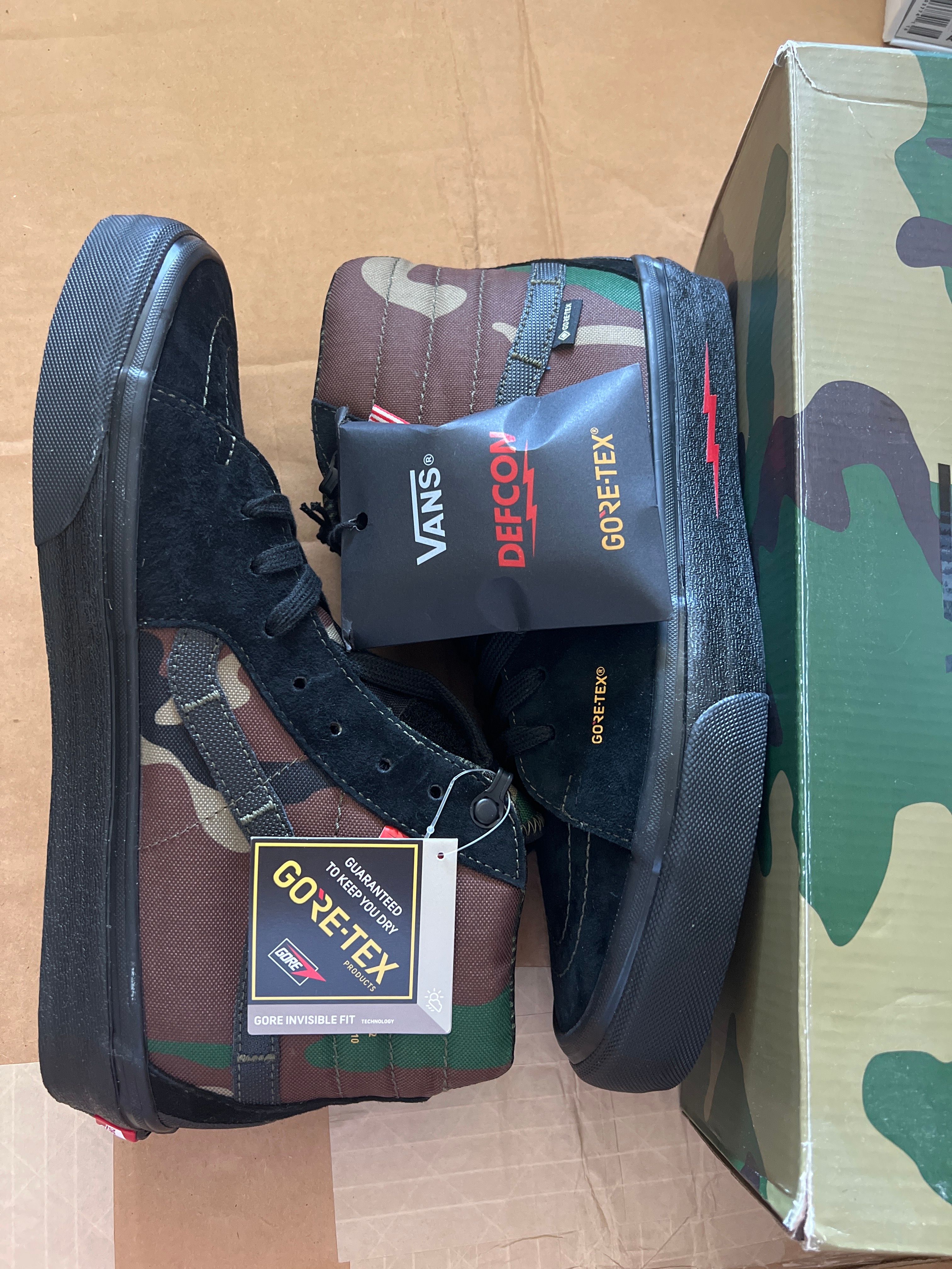 DEFCON × Vans Sk8-Hi GORE-TEX "Black"