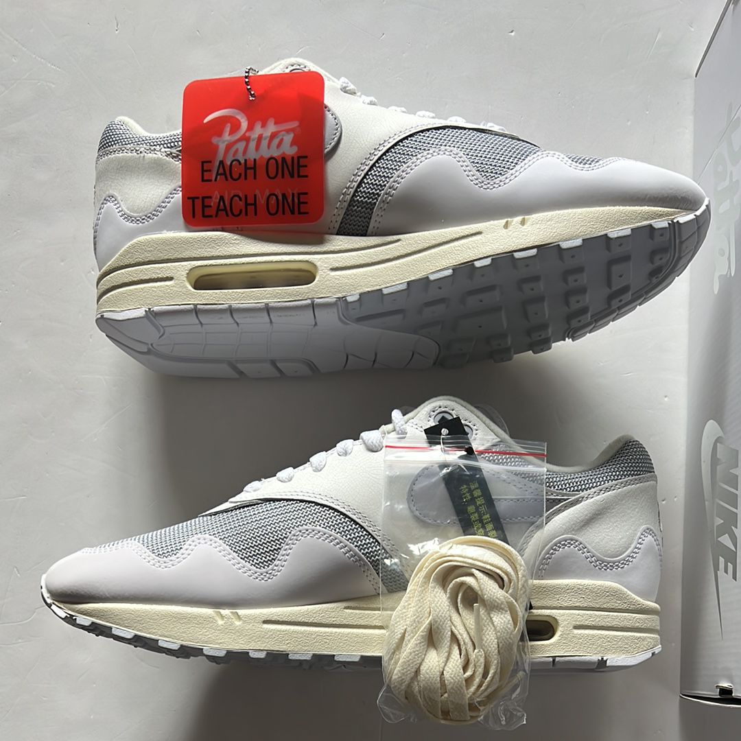 Patta × Nike Air Max 1 The Wave "White"