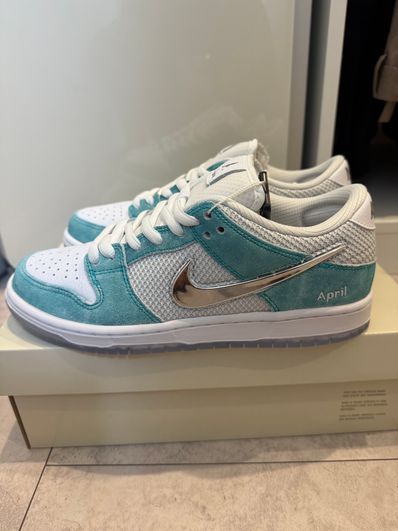 APRIL SKATEBOARDS × Nike SB Dunk Low Pro QS "White and Multi-Color"