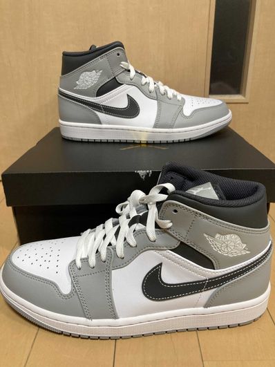 Nike Air Jordan 1 Mid "Grey White/Anthracite"