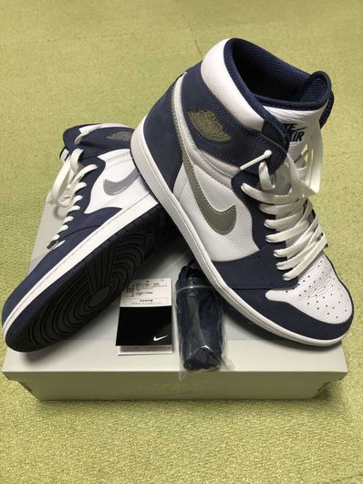 Nike Air Jordan 1 High OG CO.JP "White/Midnight Navy" (2020)(ブリーフケースなし)
