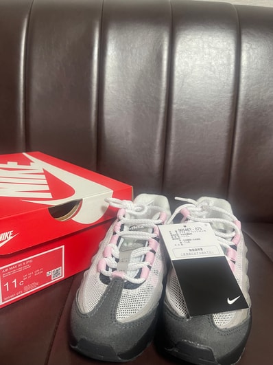 Nike PS Air Max 95 "Medium Grey/Pink Foam"