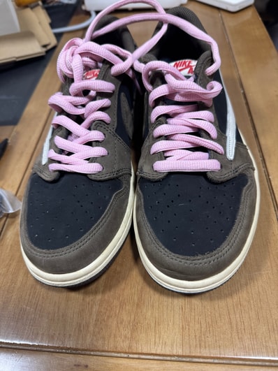 Travis Scott × Nike Air Jordan 1 Low OG SP-T "Black/Dark Mocha"