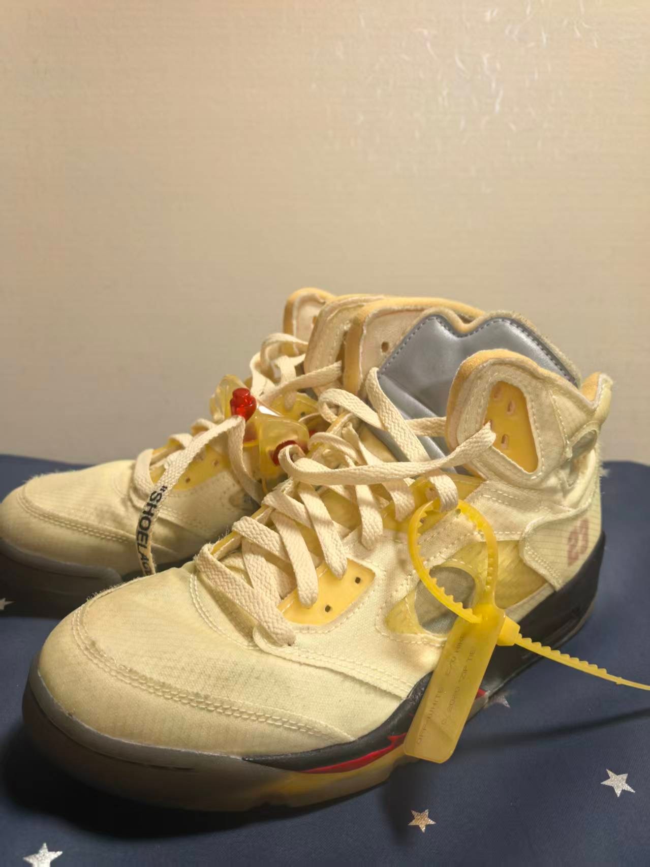 Off-White × Nike Air Jordan 5 "Sail"  
