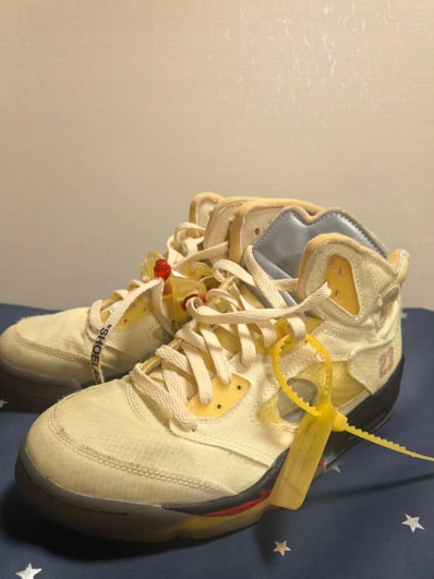 Off-White × Nike Air Jordan 5 "Sail"