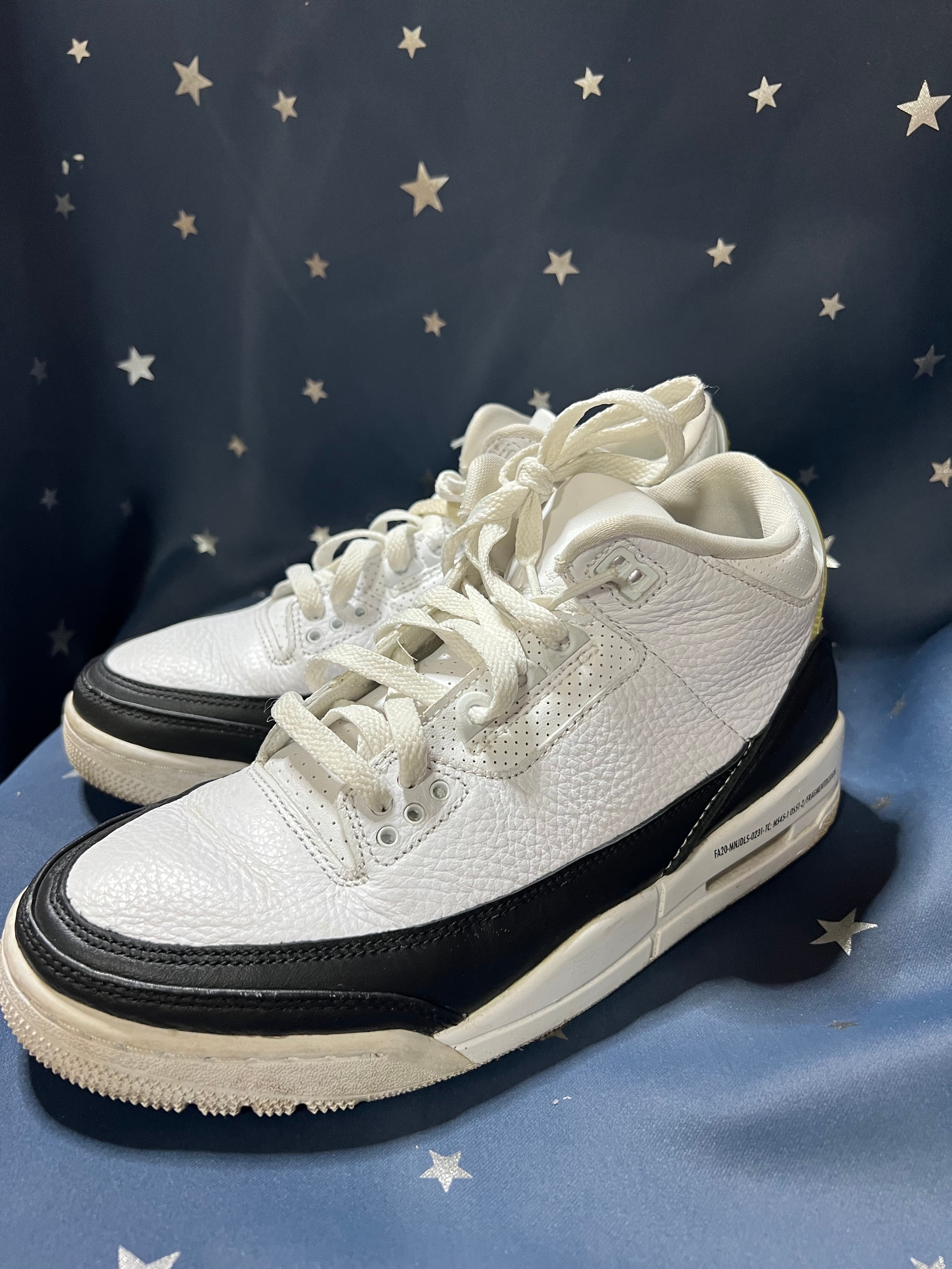 Fragment × Nike Air Jordan 3 "White/Black"
