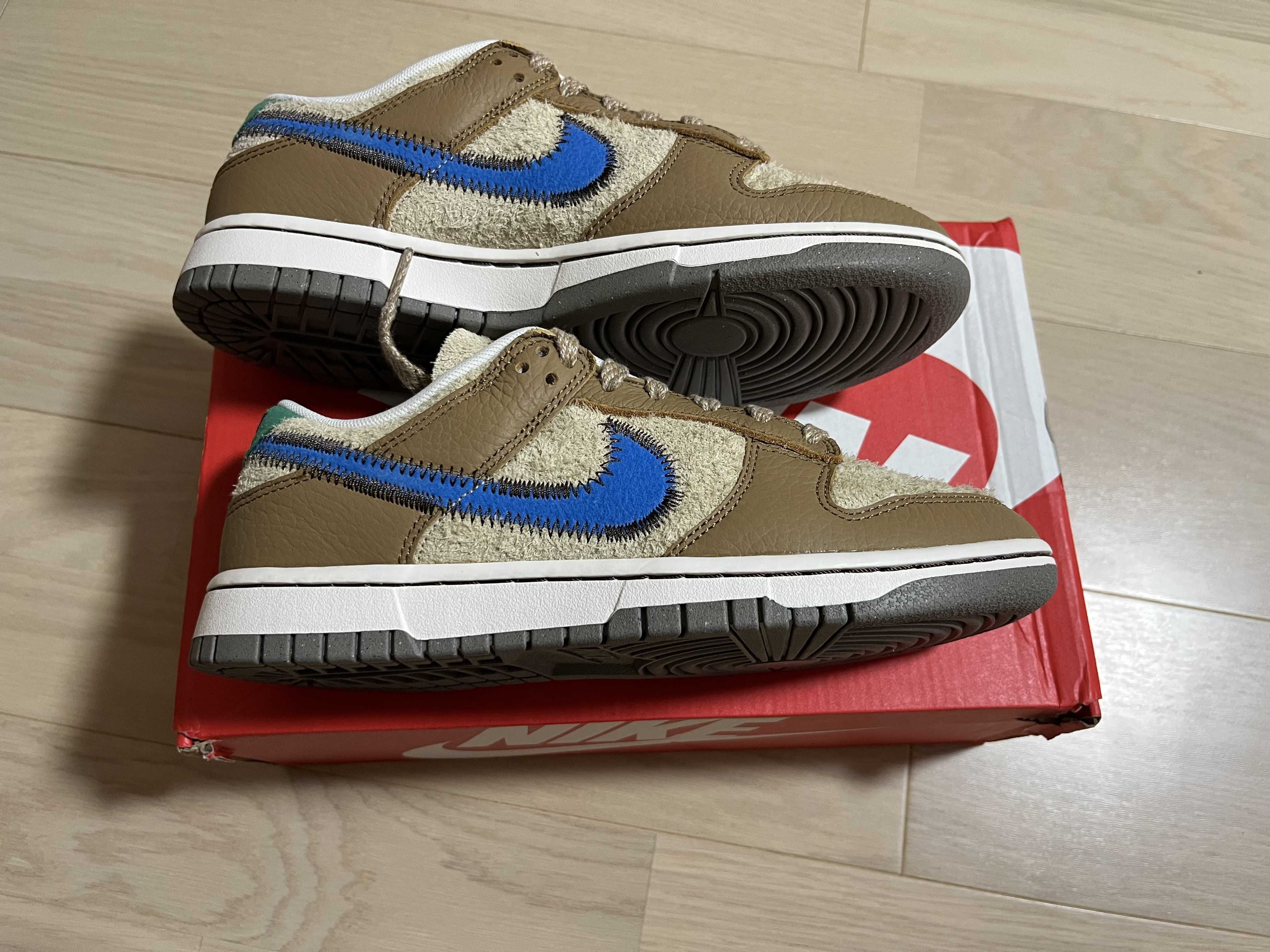 size? × Nike Dunk Low "Dark Driftwood/Photo BlueRattan"