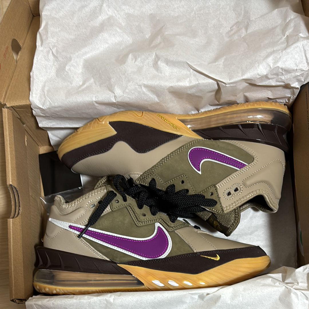 atmos × Nike LeBron 18 Low "Viotech"
