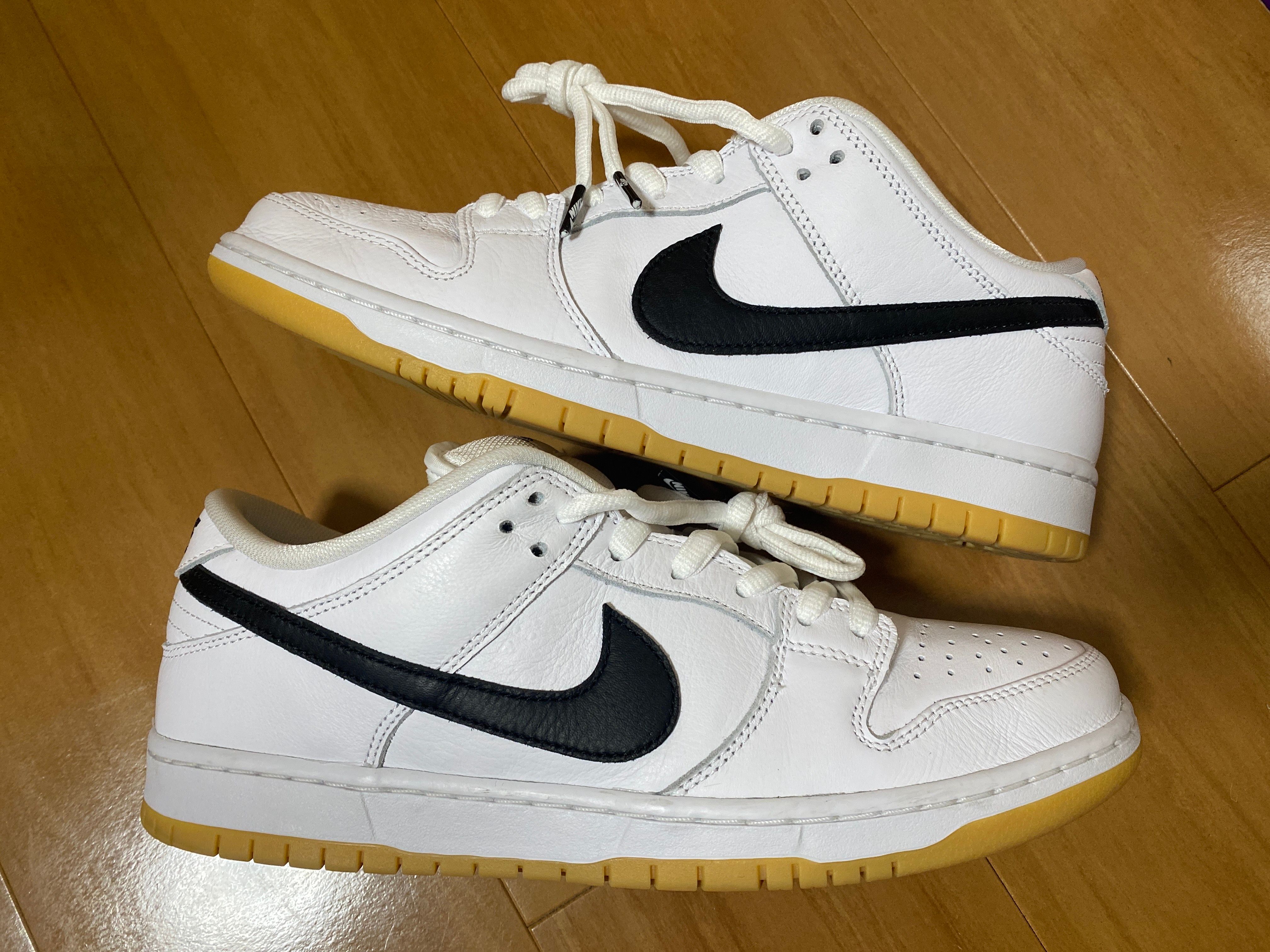 Nike SB Dunk Low Pro "White/Black-White-Gum Light Brown"