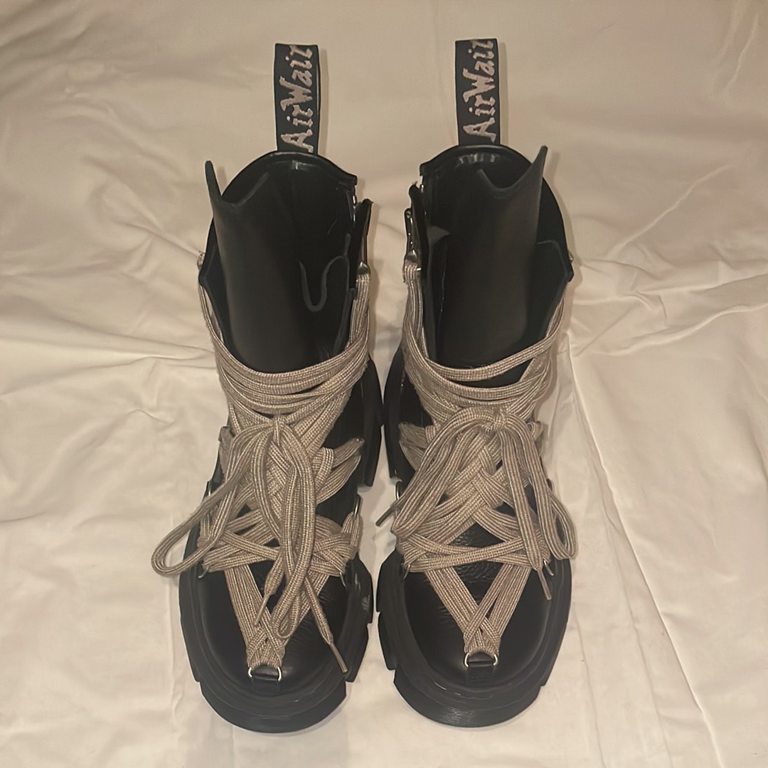 Rick Owens × Dr.Martens 1460 DMXL Mega Lace Boot "Black"