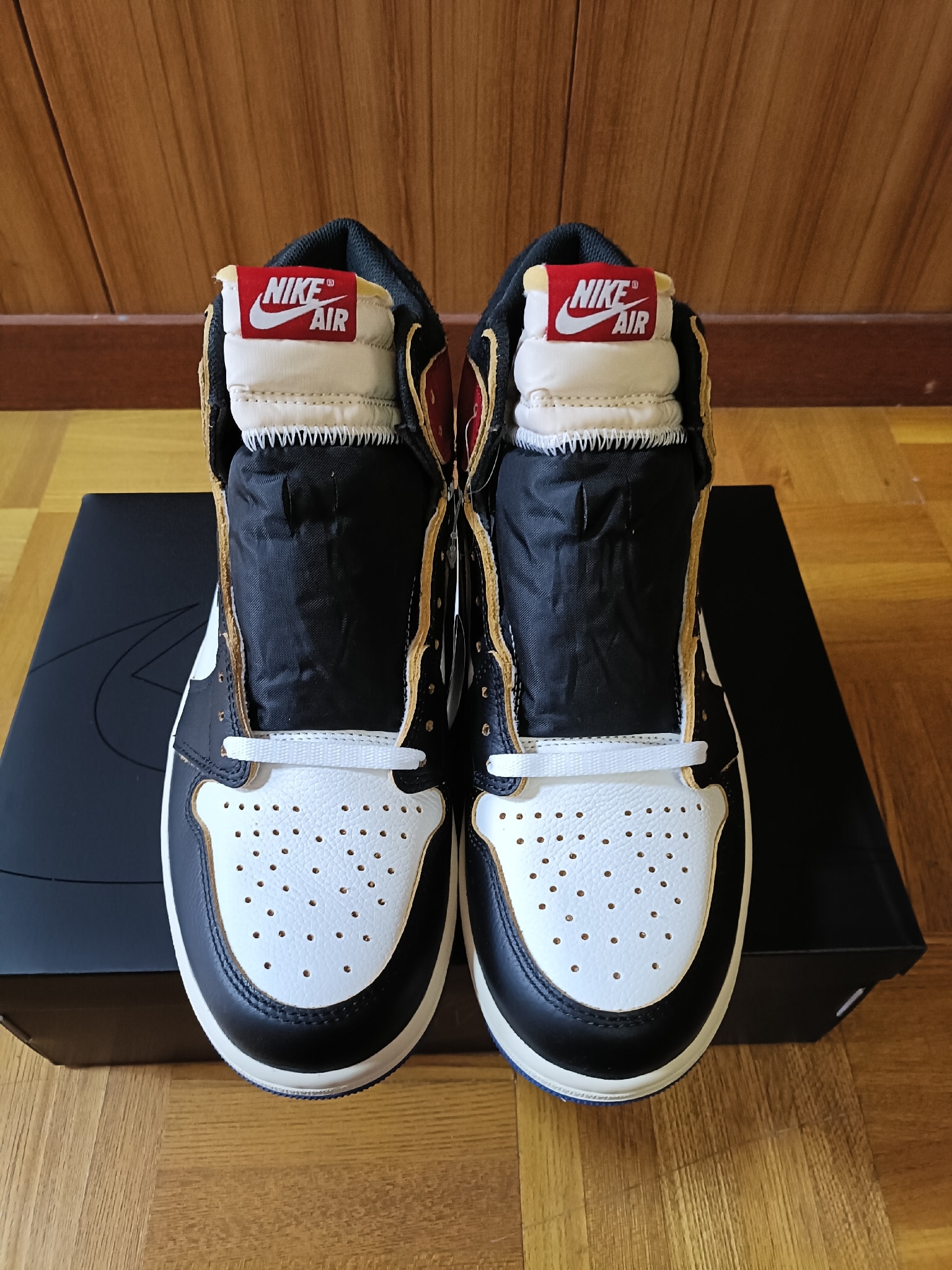 fragment design × UNION × Nike Air Jordan 1 High OG "Black/Varsity Red"