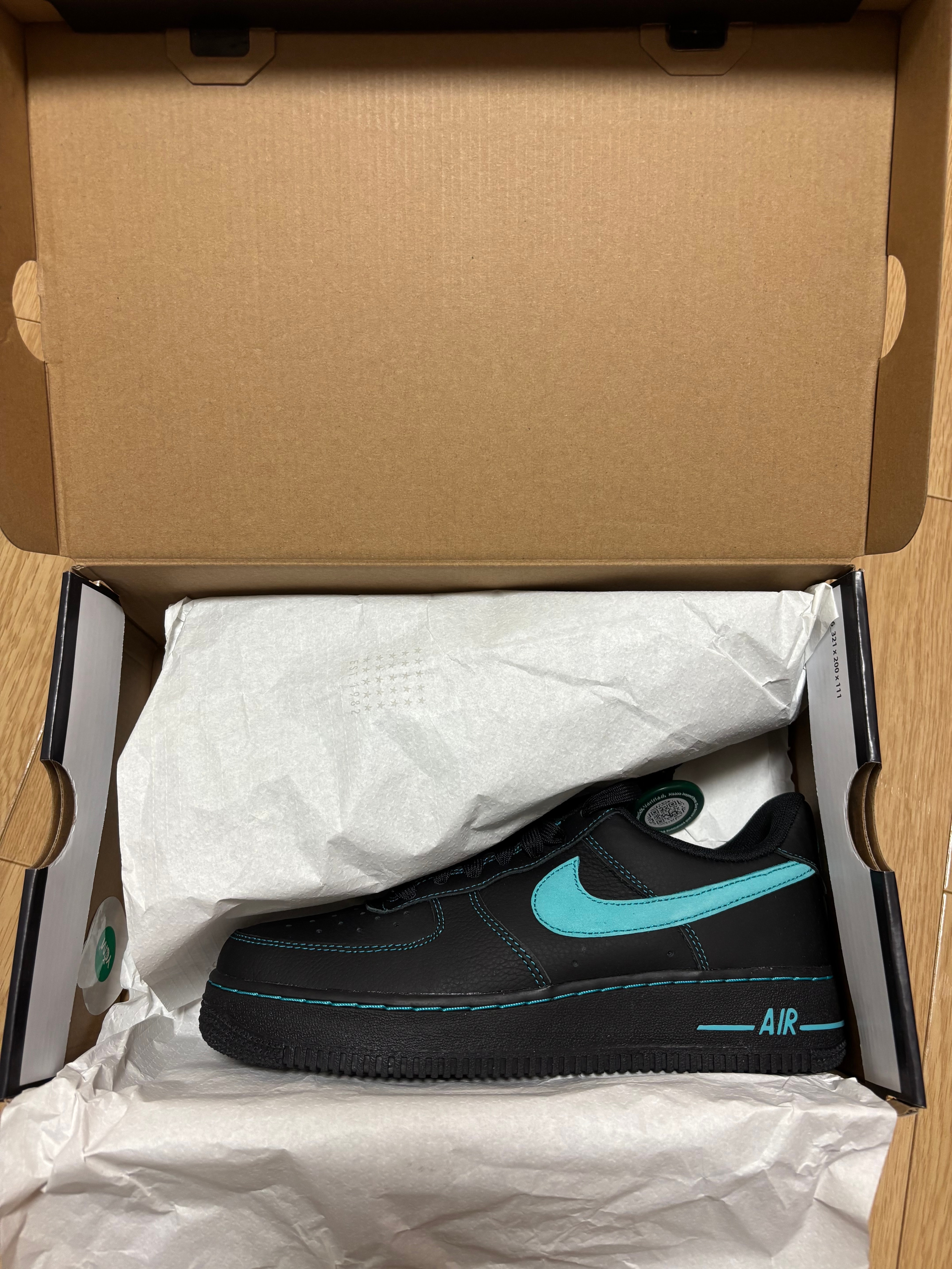 Nike Air Force 1 Low "Black Tiffany"