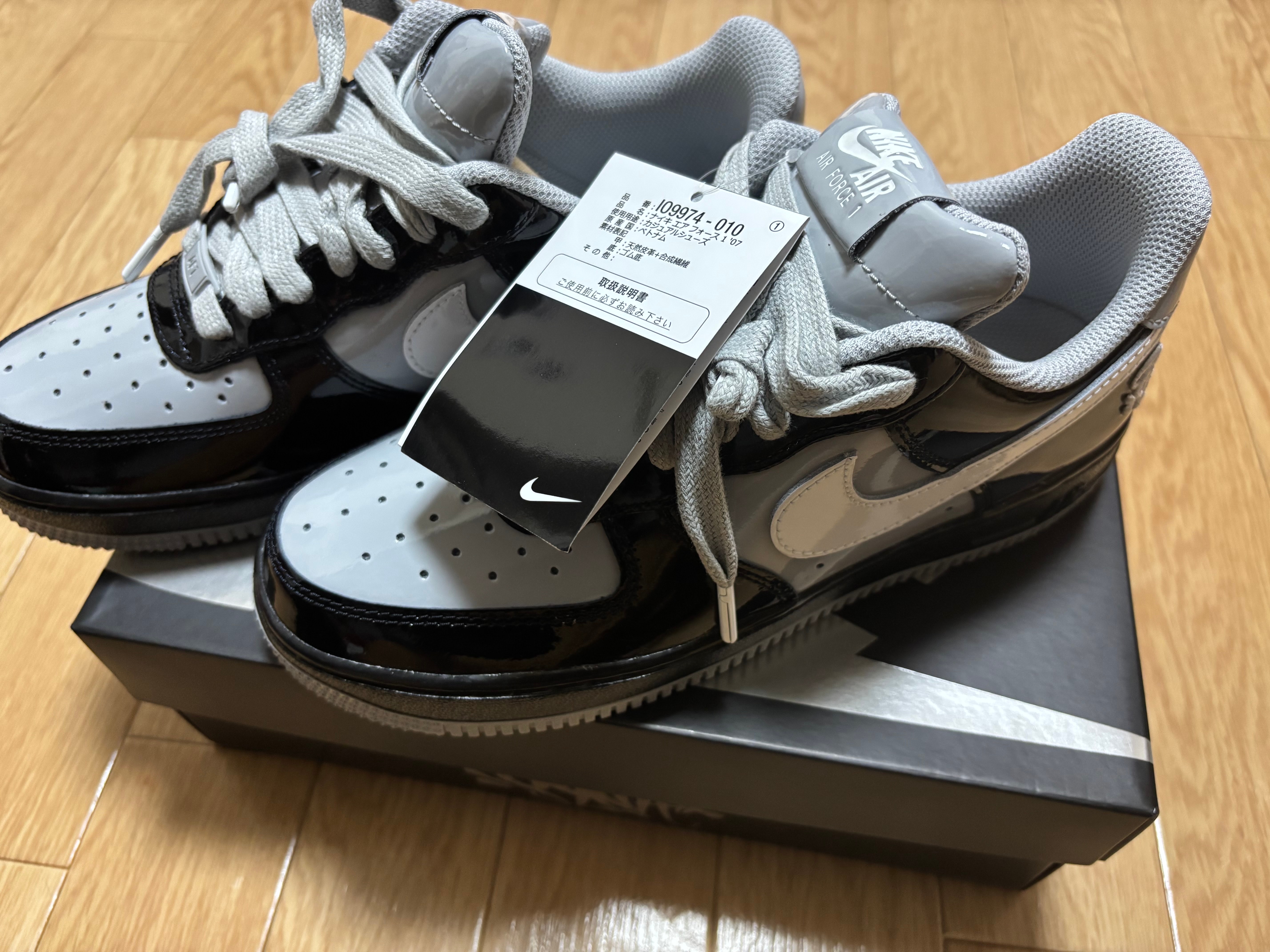 Central Cee × Nike Air Force 1 Low "Black/Light Smoke Grey"