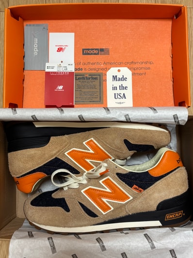 Levi's × New Balance 1300 "Orange/Black"