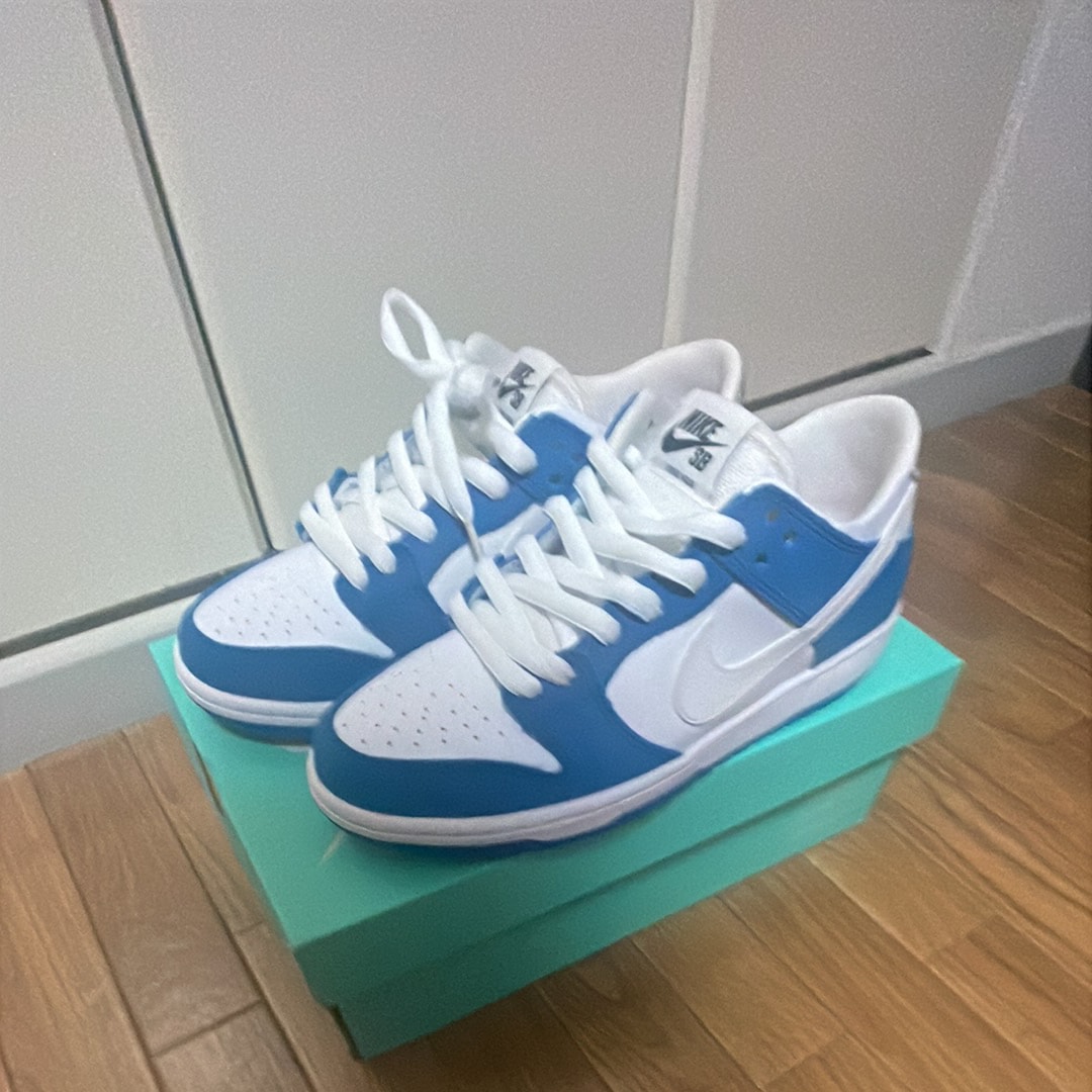 イショッド ウェア × ナイキ SB ダンク ロー "ブルー スパーク"