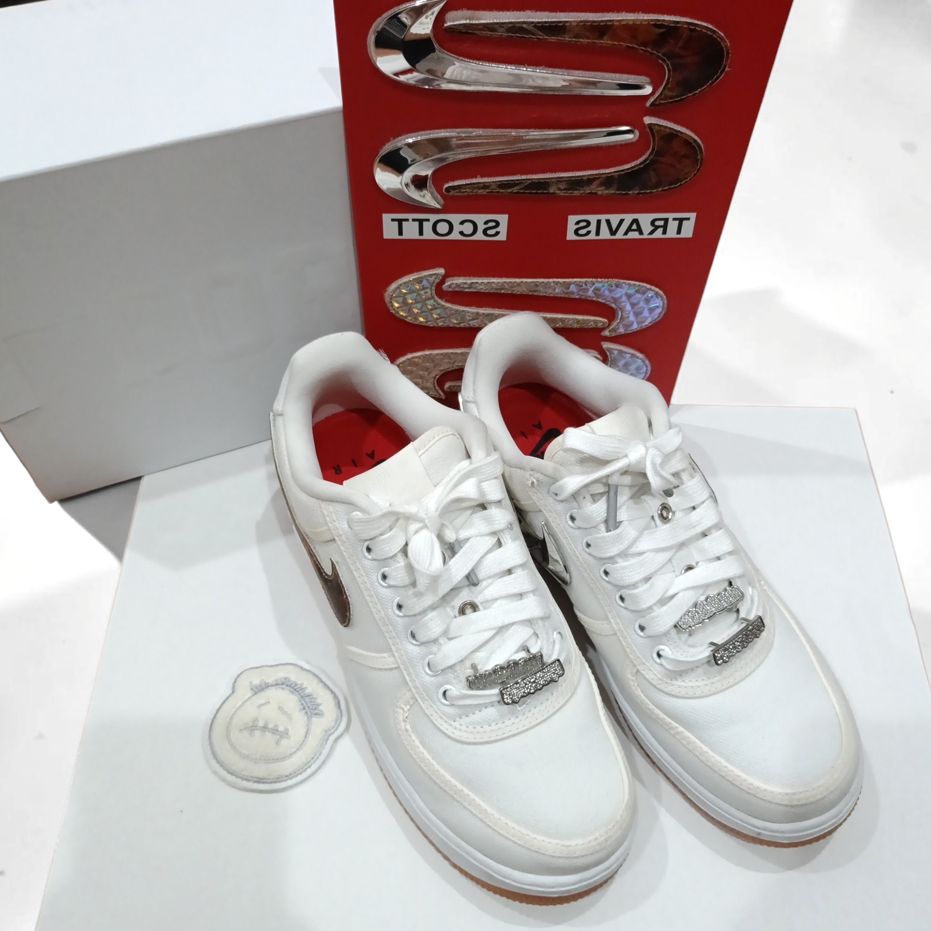 Travis Scott × Nike Air Force 1 Low  AF100 "White"