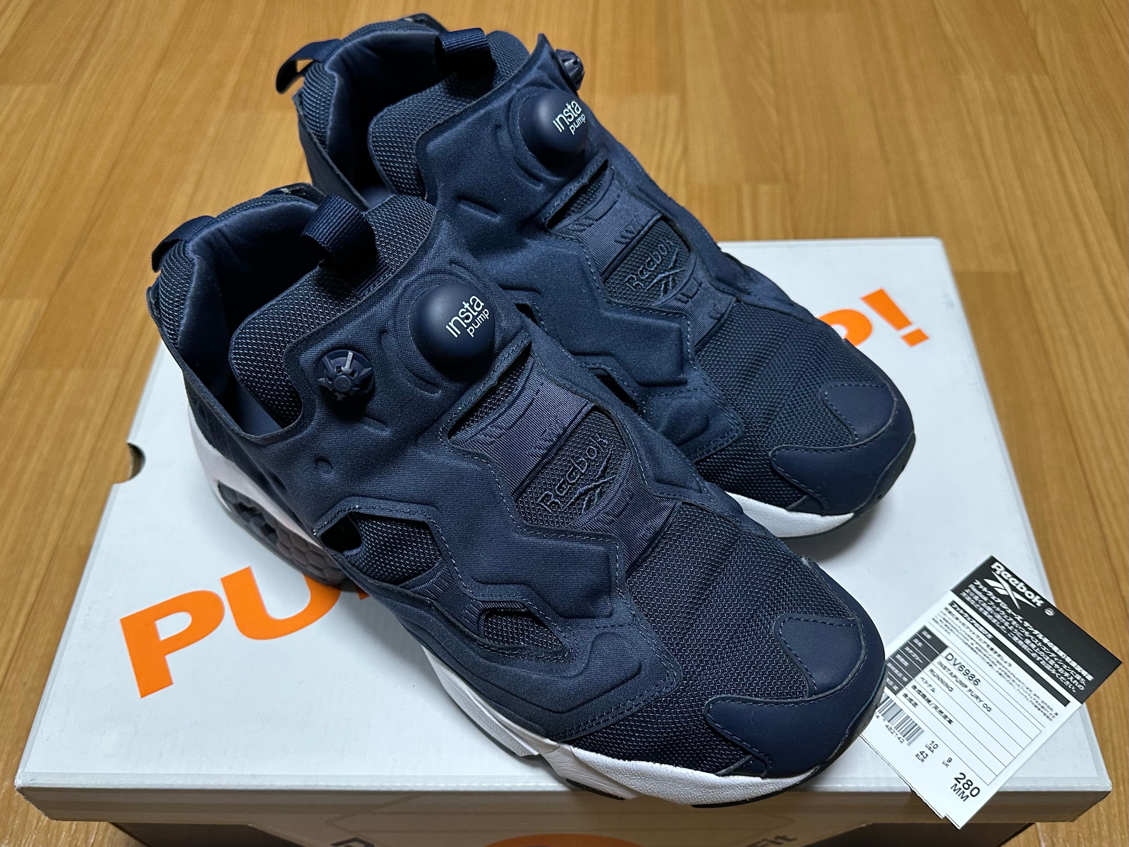 Reebok Insta Pump Fury OG "College Navy"
