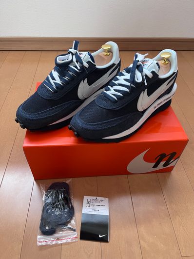 Fragment × sacai × Nike LD Waffle "Blackended Blue"