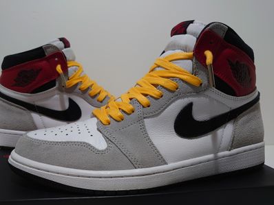 Nike Air Jordan 1 High OG "White/Black/Light Smoke Grey"