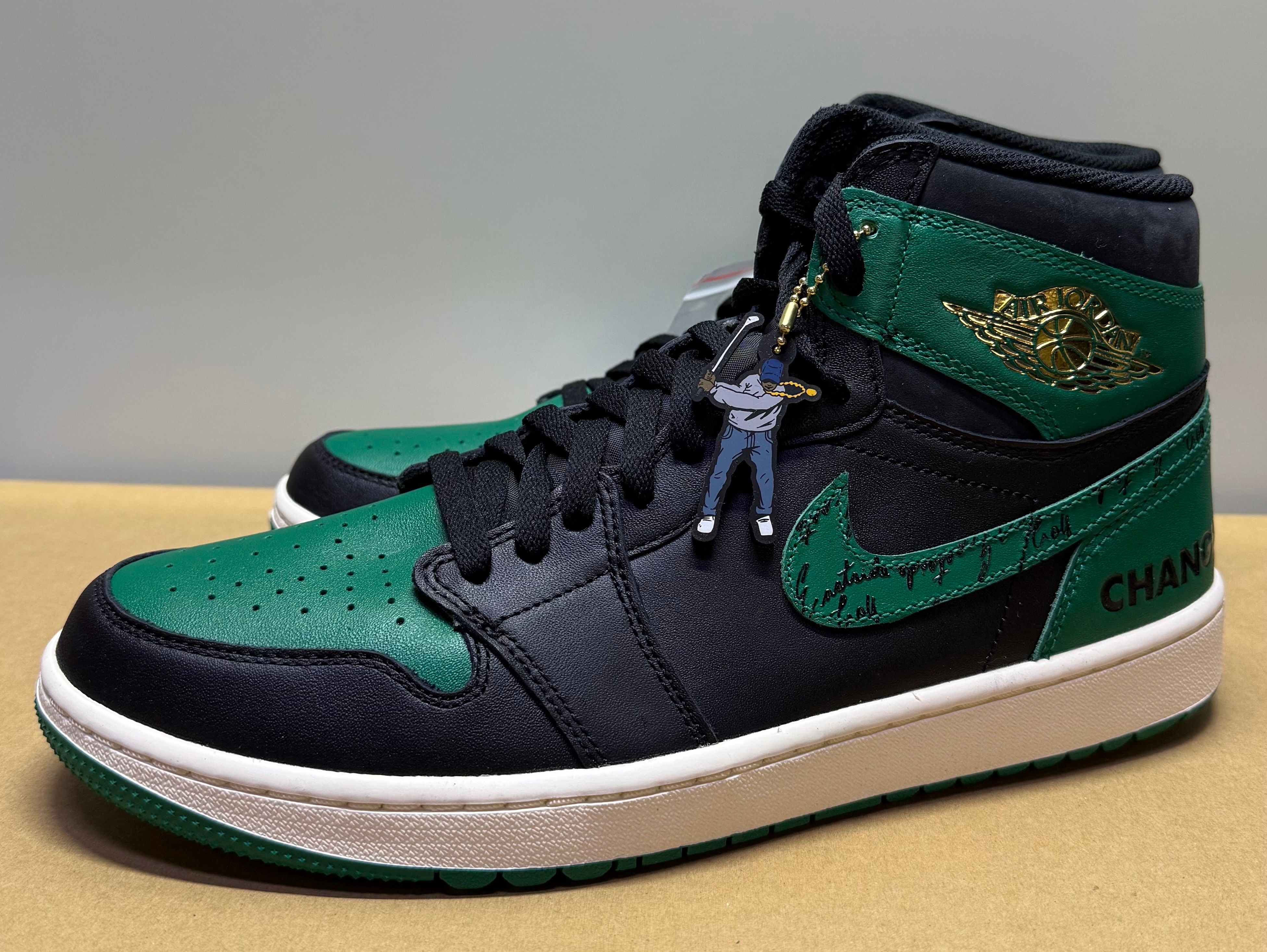 Eastside Golf × Nike Air Jordan 1 High Golf "Black/Malachite/1961"
