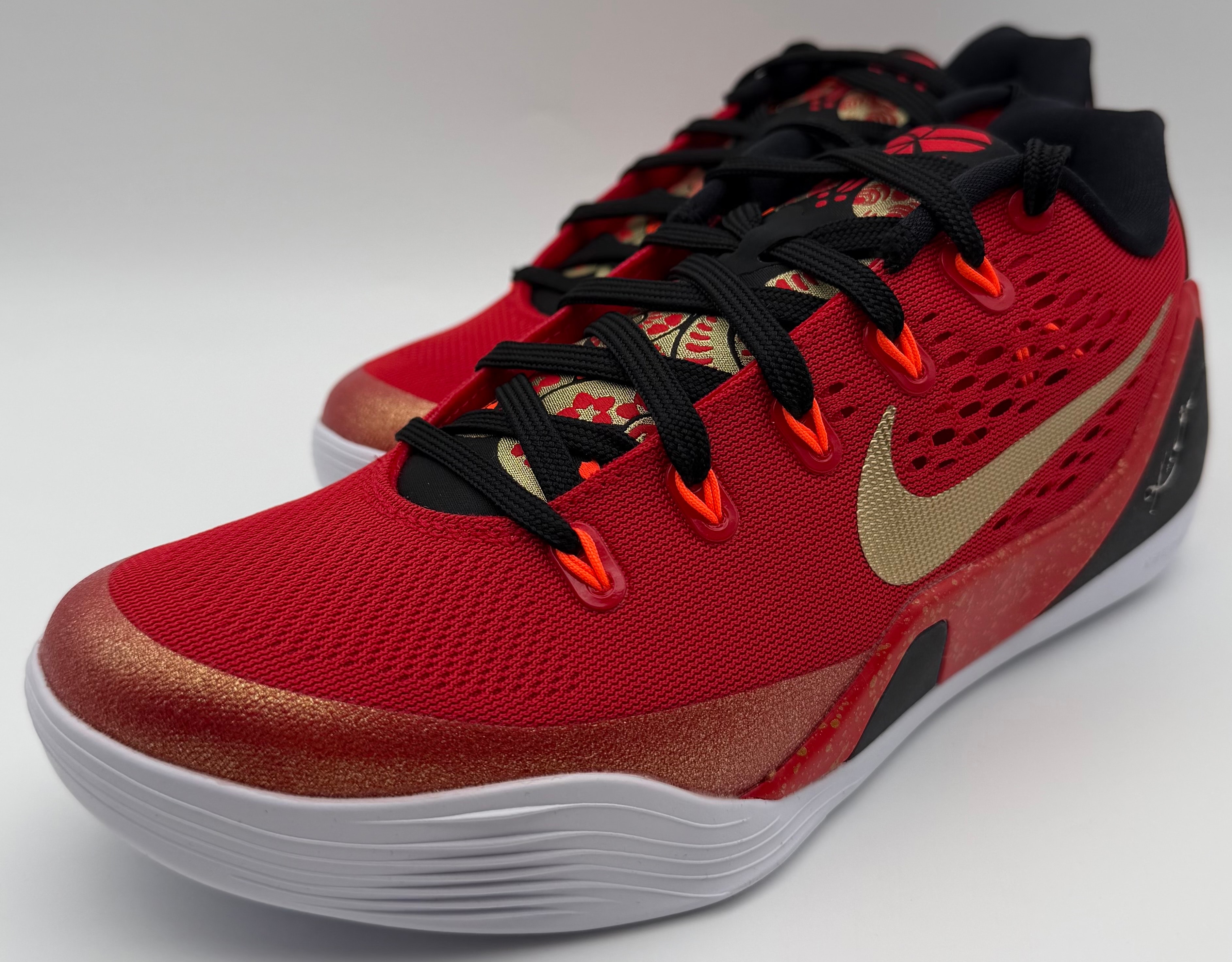 Nike Kobe 9 Low Protro EM "China/University Red and Metallic Gold"