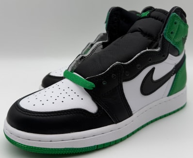 Nike GS Air Jordan 1 Retro High OG "Celtics/Black and Lucky Green" (2023)
