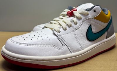 Nike Air Jordan 1 Low PRM "Sail/Cashmere/College Grey/Brave Blue"
