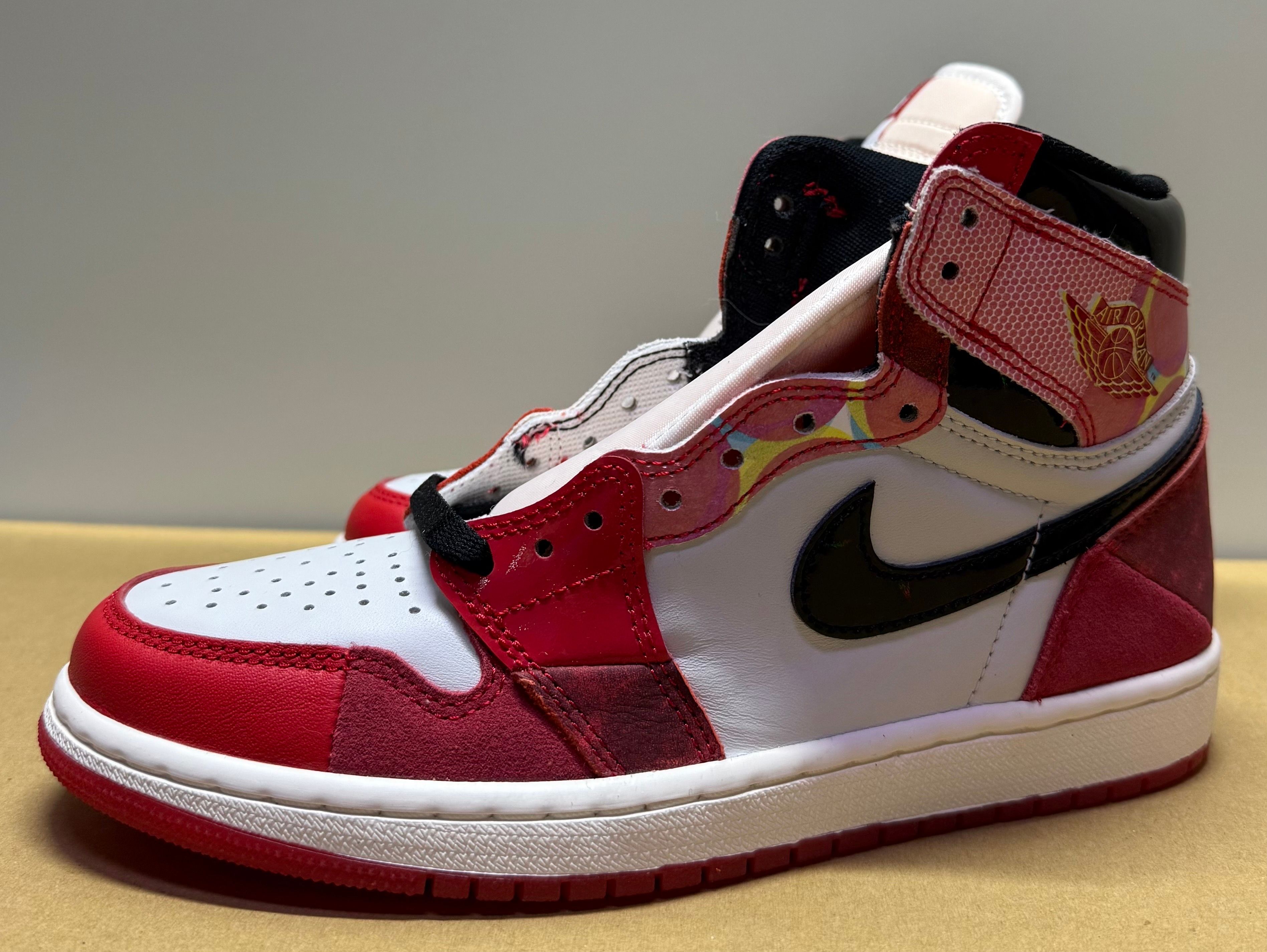 Spider-Man × Nike Air Jordan 1 Retro High OG SP "Spider-Man: Across the Spider-Verse/University Red"