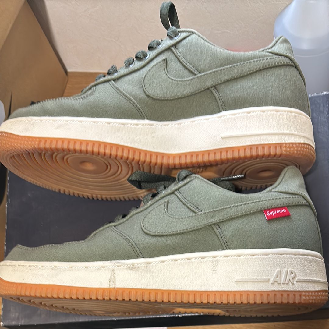 Supreme × Nike Air Force 1 Low "Olive"