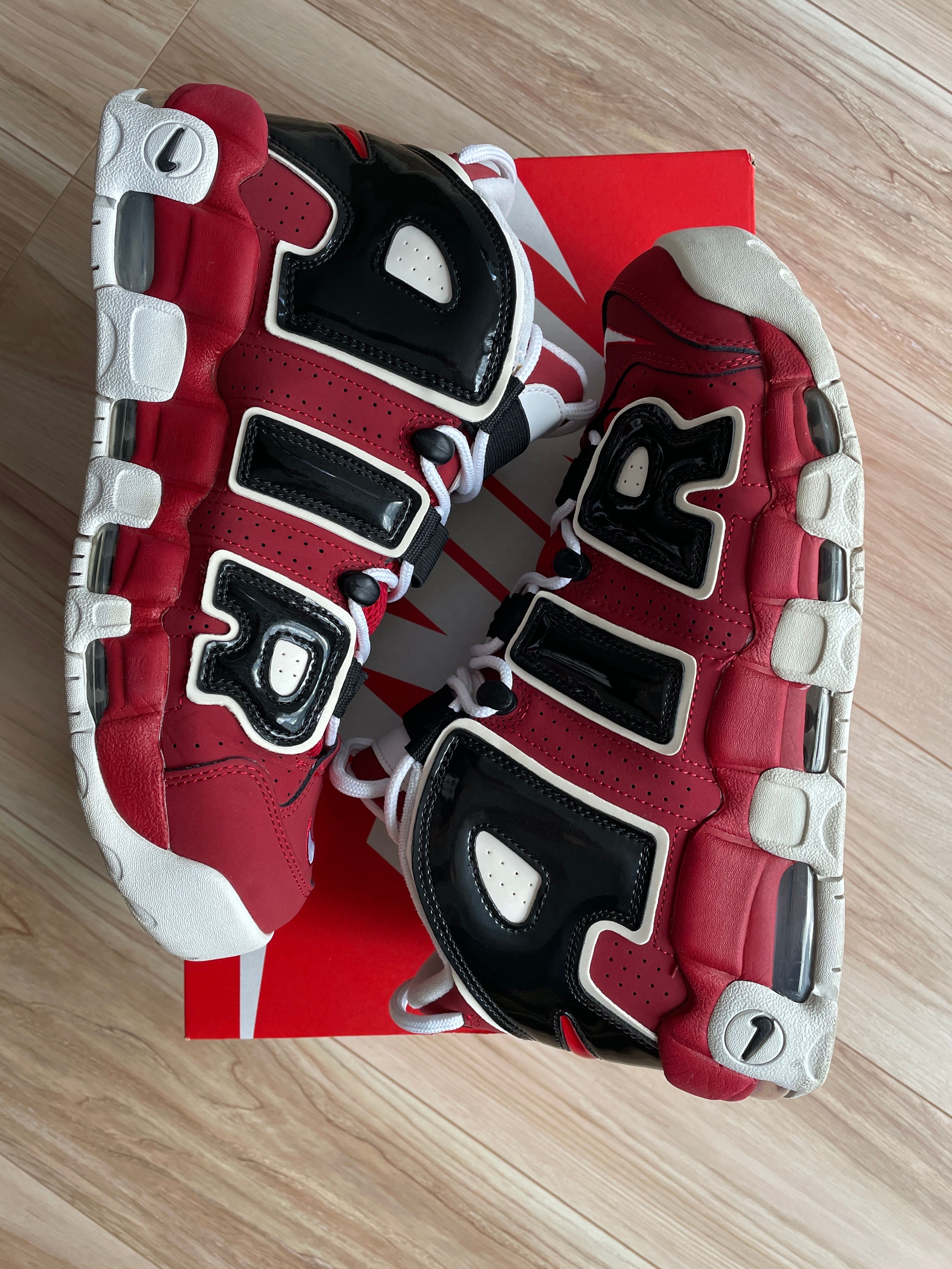Nike Air More Uptempo ’96 "Black and Varsity Red" (2021)