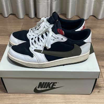 Travis Scott × Nike Women's Air Jordan 1 Low OG "Medium Olive"