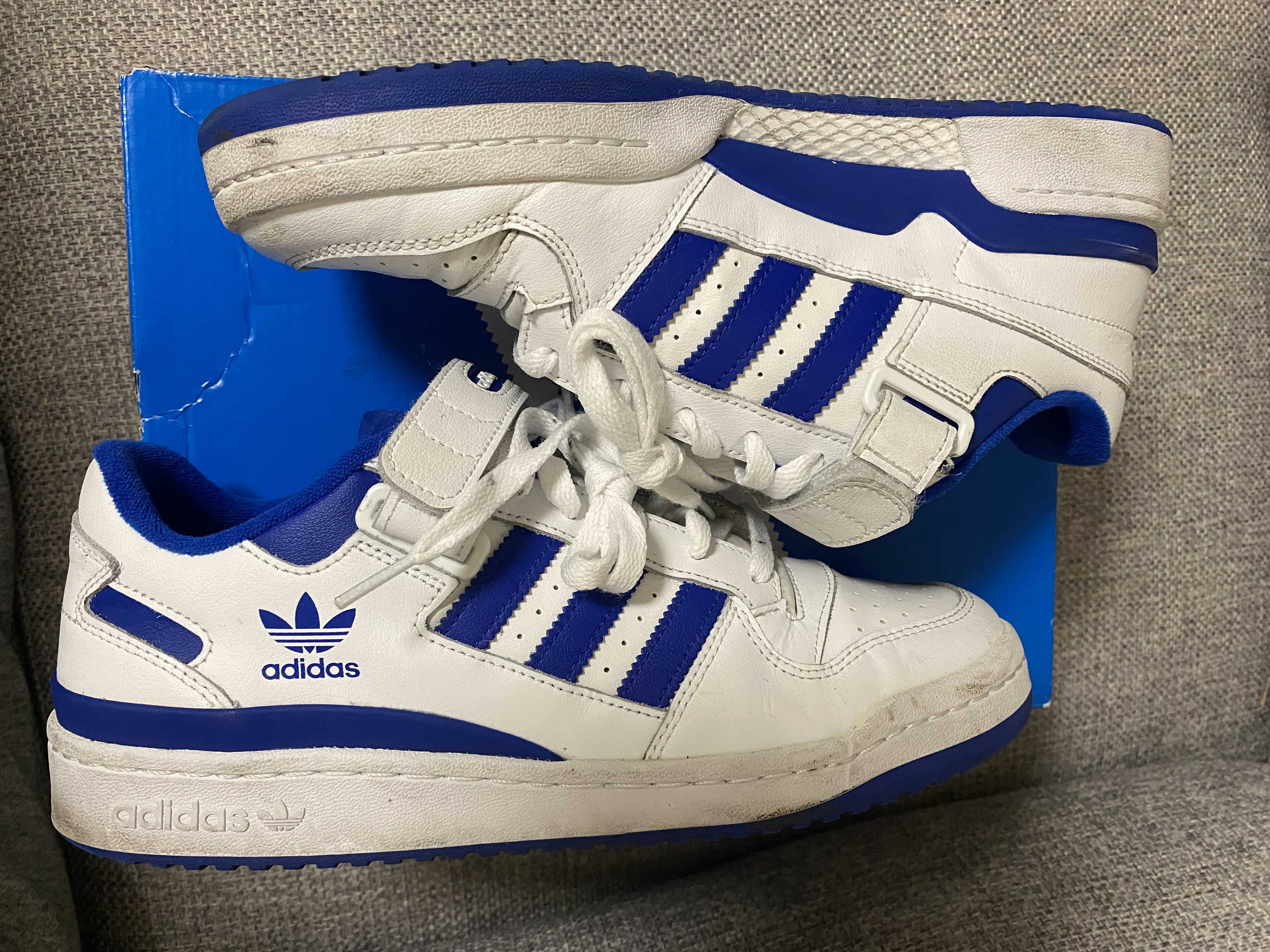 adidas Forum Low "White/Royal Blue"