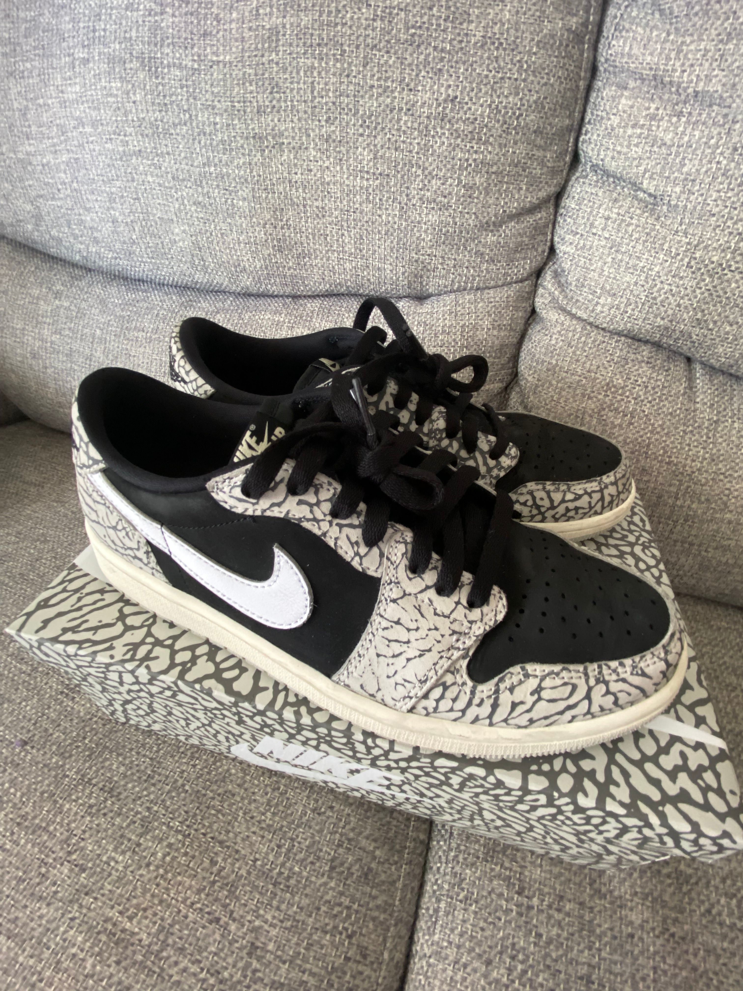 Nike Air Jordan 1 Retro Low OG "Black Cement"