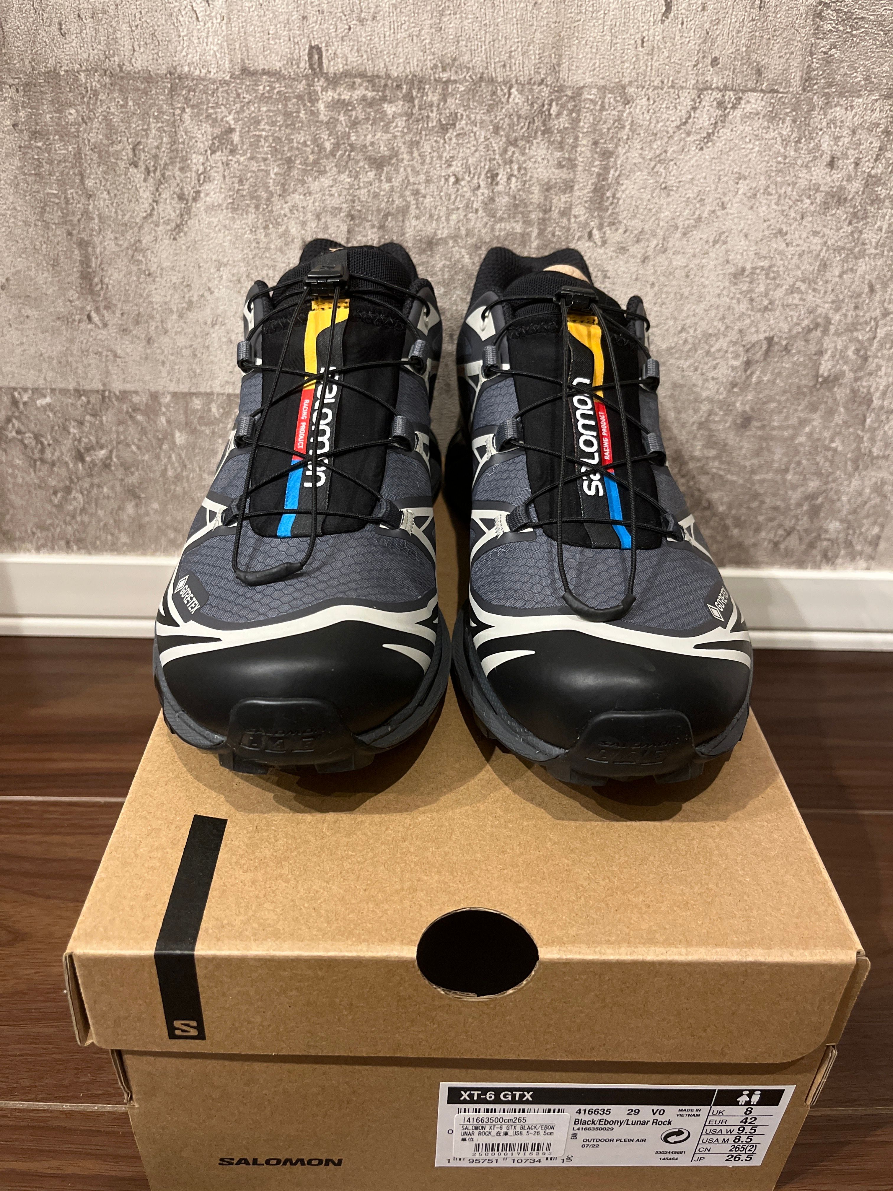 Salomon XT-6 GORE-TEX "Black/Ebony/Lunar Rock"