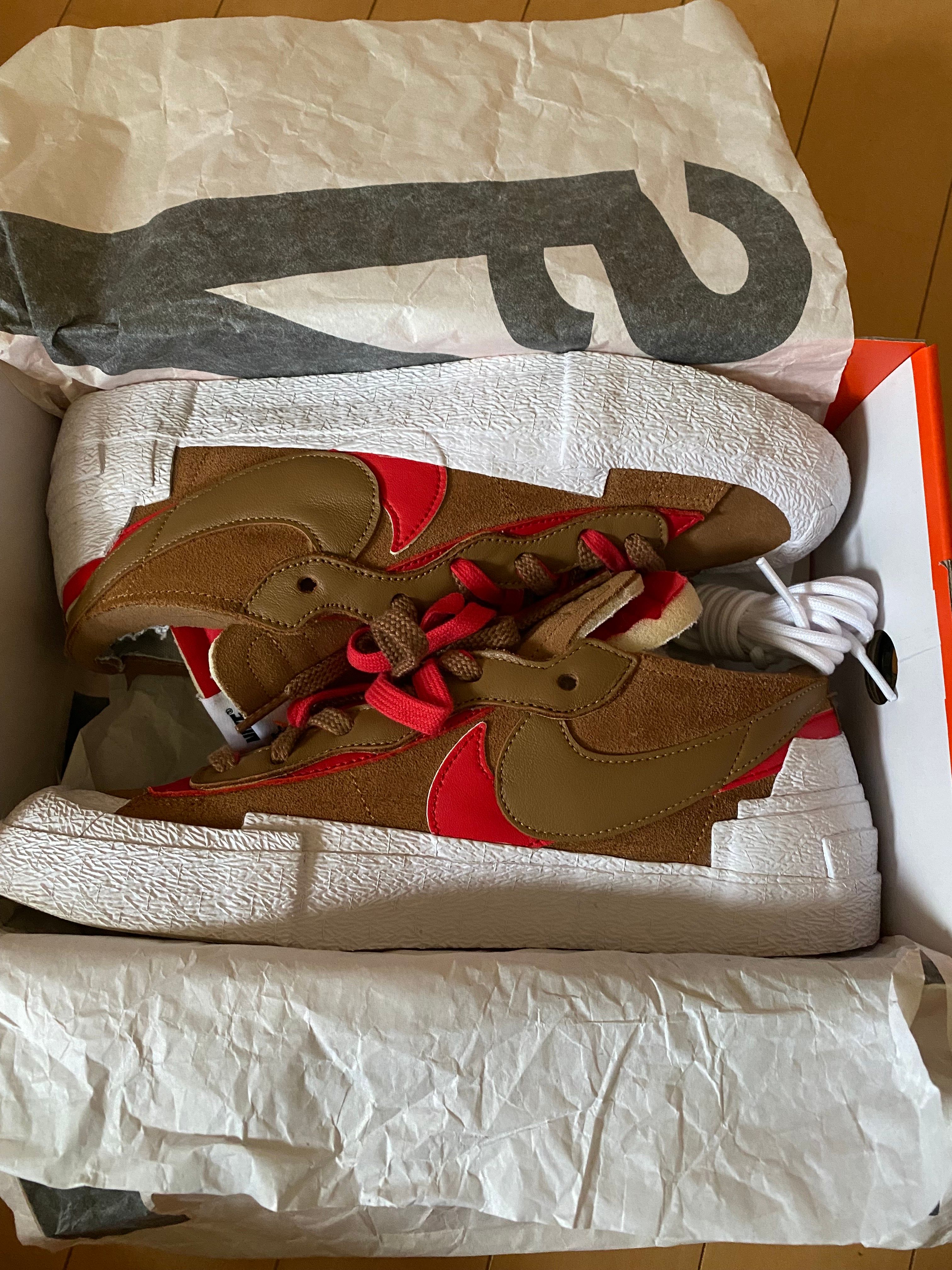 SACAI × NIKE BLAZER LOW "BRITISH TAN"