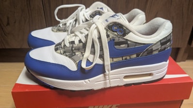 atmos × Nike Air Max 1 Blue "We Love Nike"