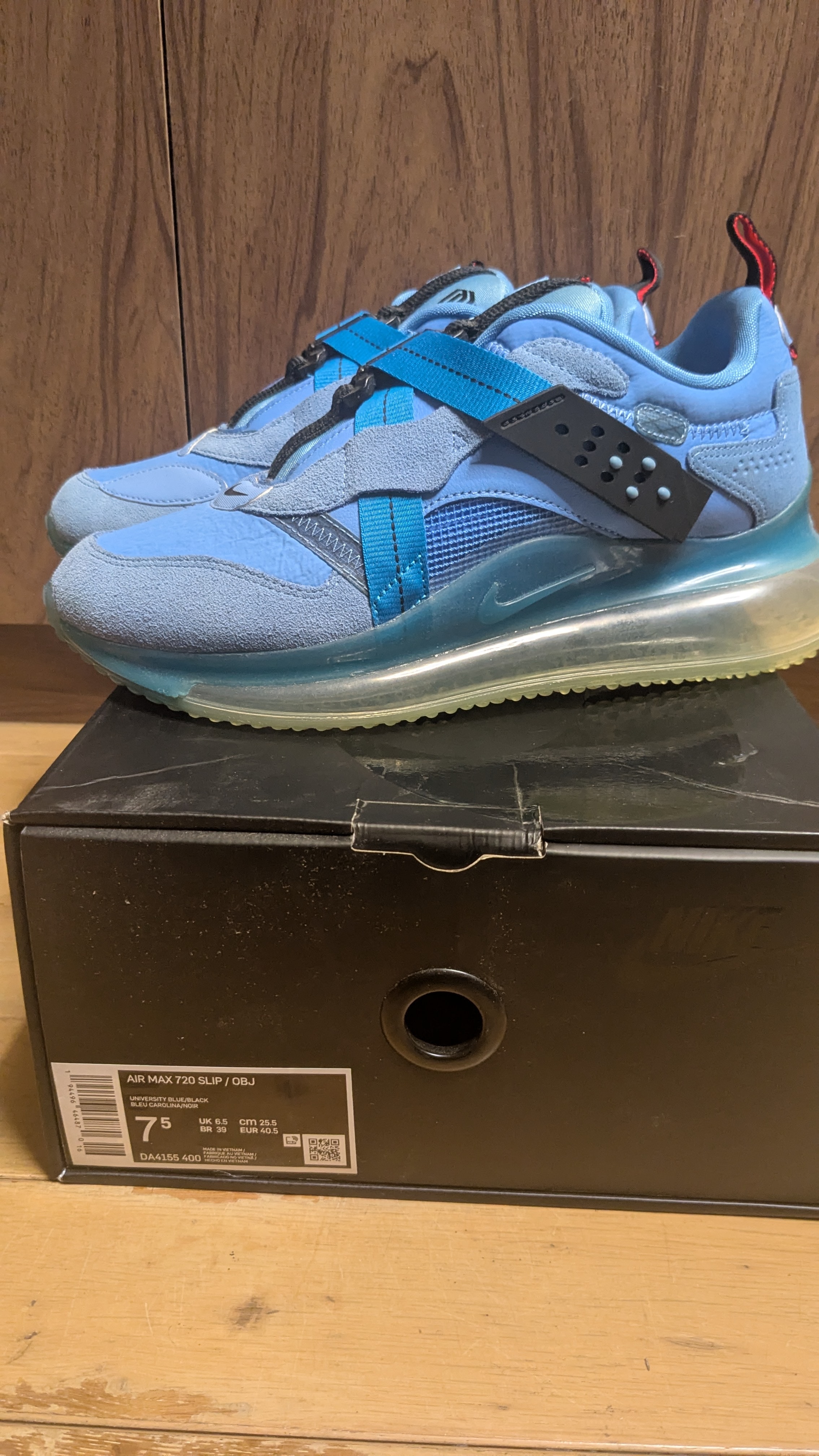 ODELL BECKHAM JR × NIKE AIR MAX 720 SLIP "UNIVERSITY BLUE"