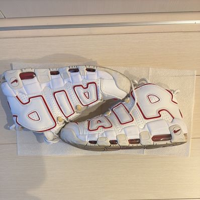 NIKE AIR MORE UPTEMPO "WHITE/VARSITY RED" (2021)