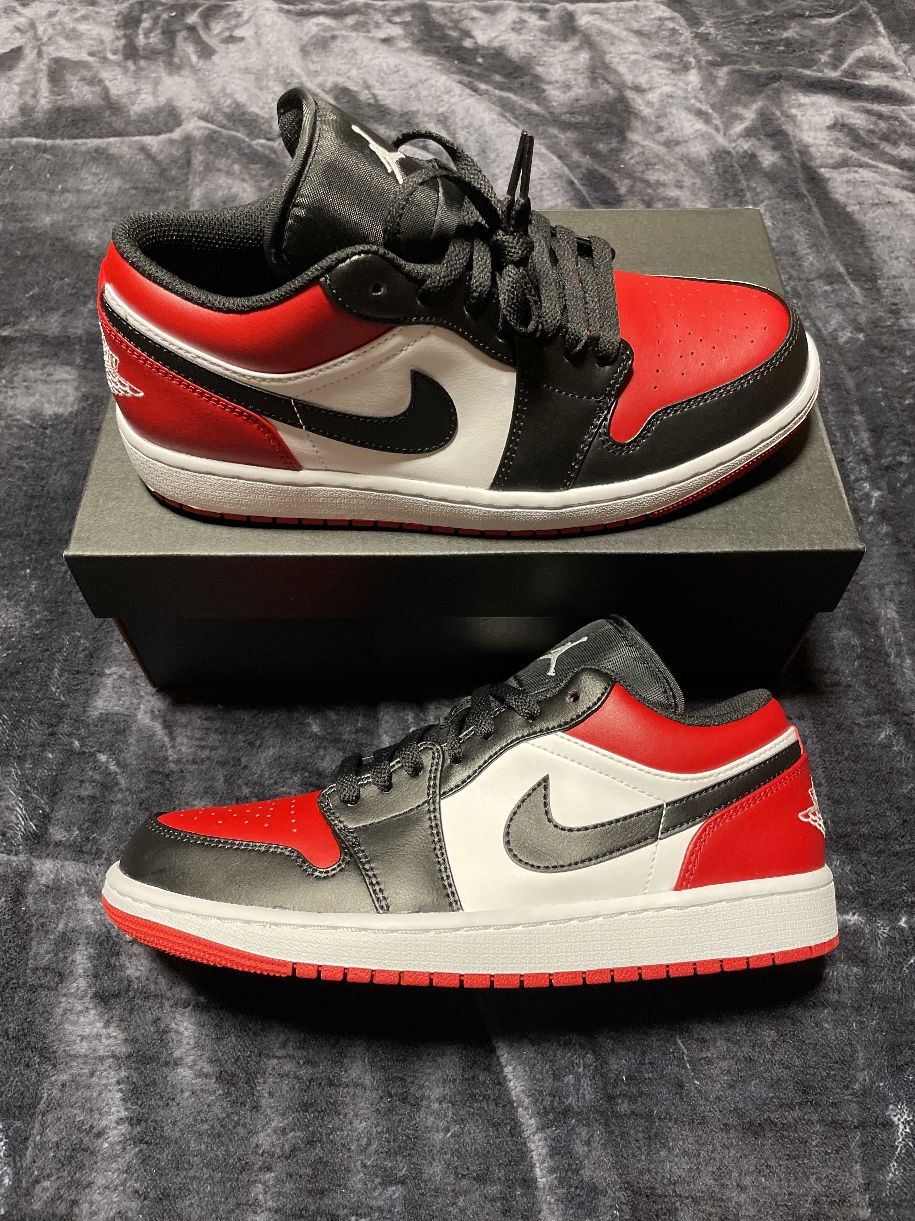 Nike Air Jordan 1 Low "Bred Toe"