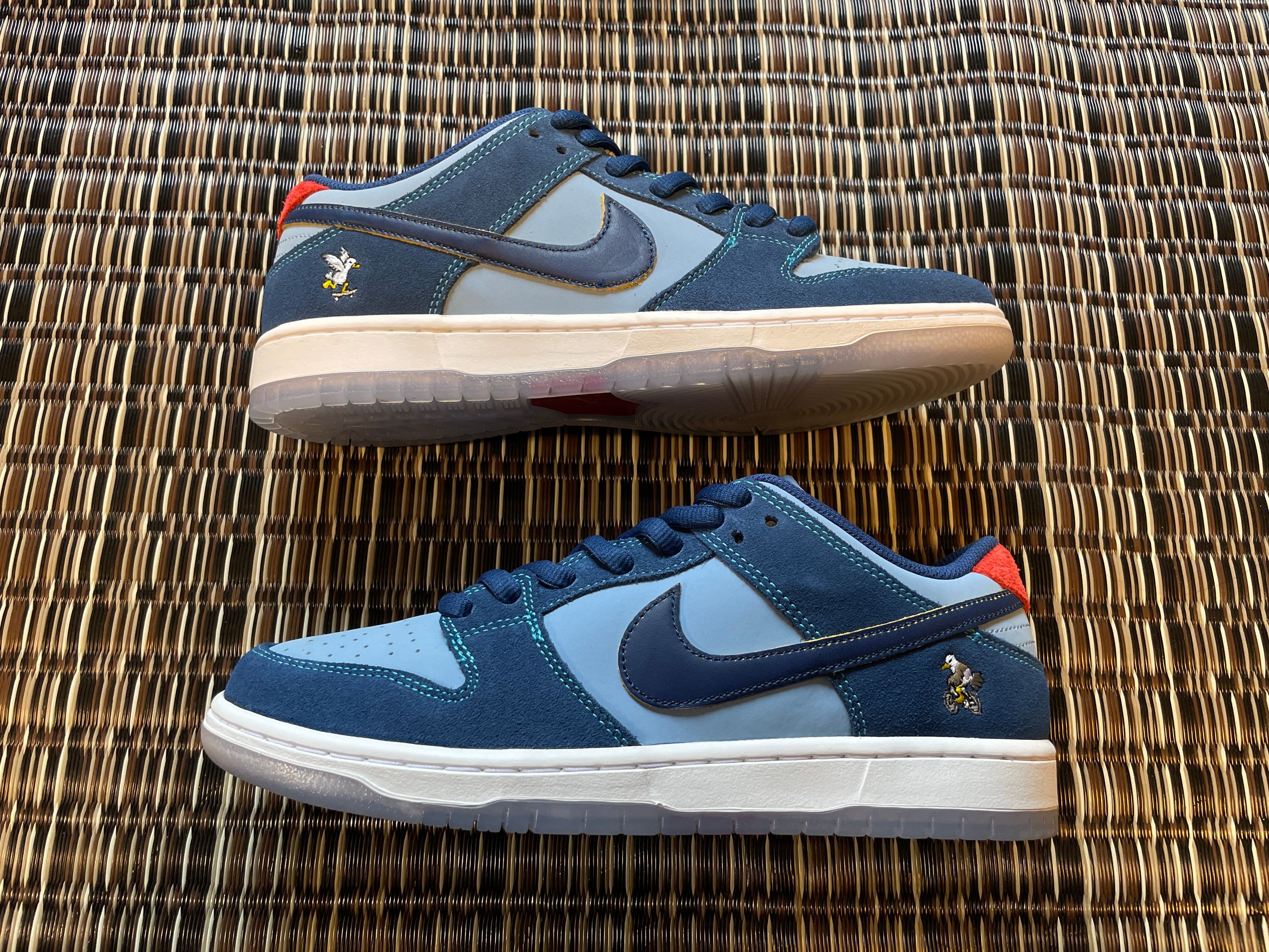 Why So Sad? × Nike SB Dunk Low "Coastal Blue/Speed Yellow-University Red"