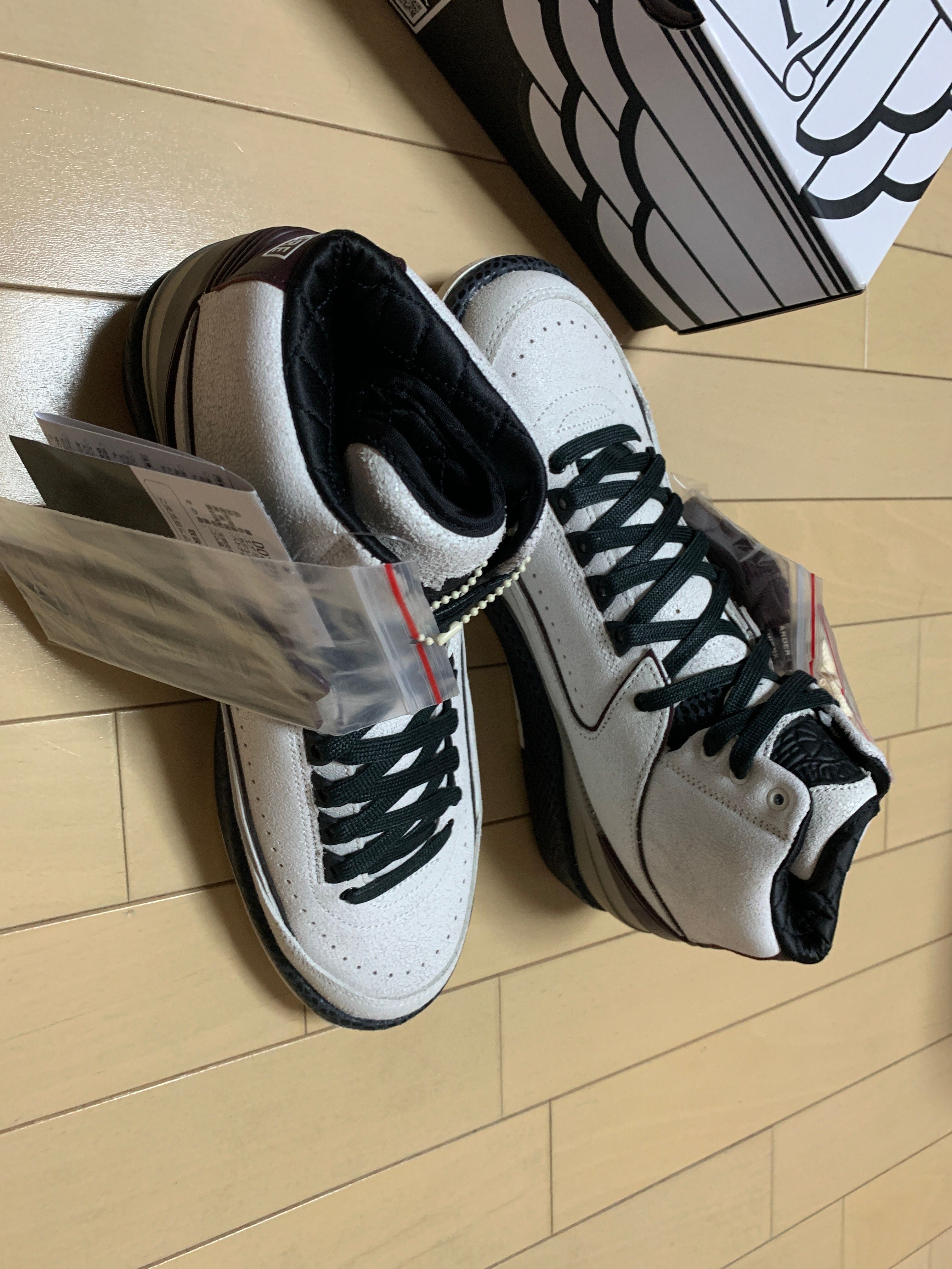 A Ma Maniere × Nike Air Jordan 2 "Airness/Sail and Burgundy"