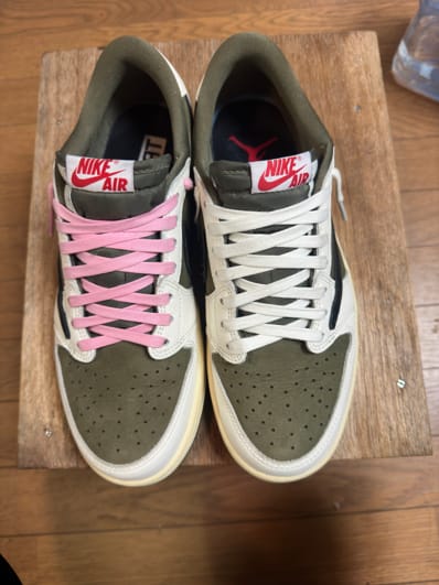 Travis Scott × Nike Air Jordan 1 Low OG SP "Reverse Olive"
