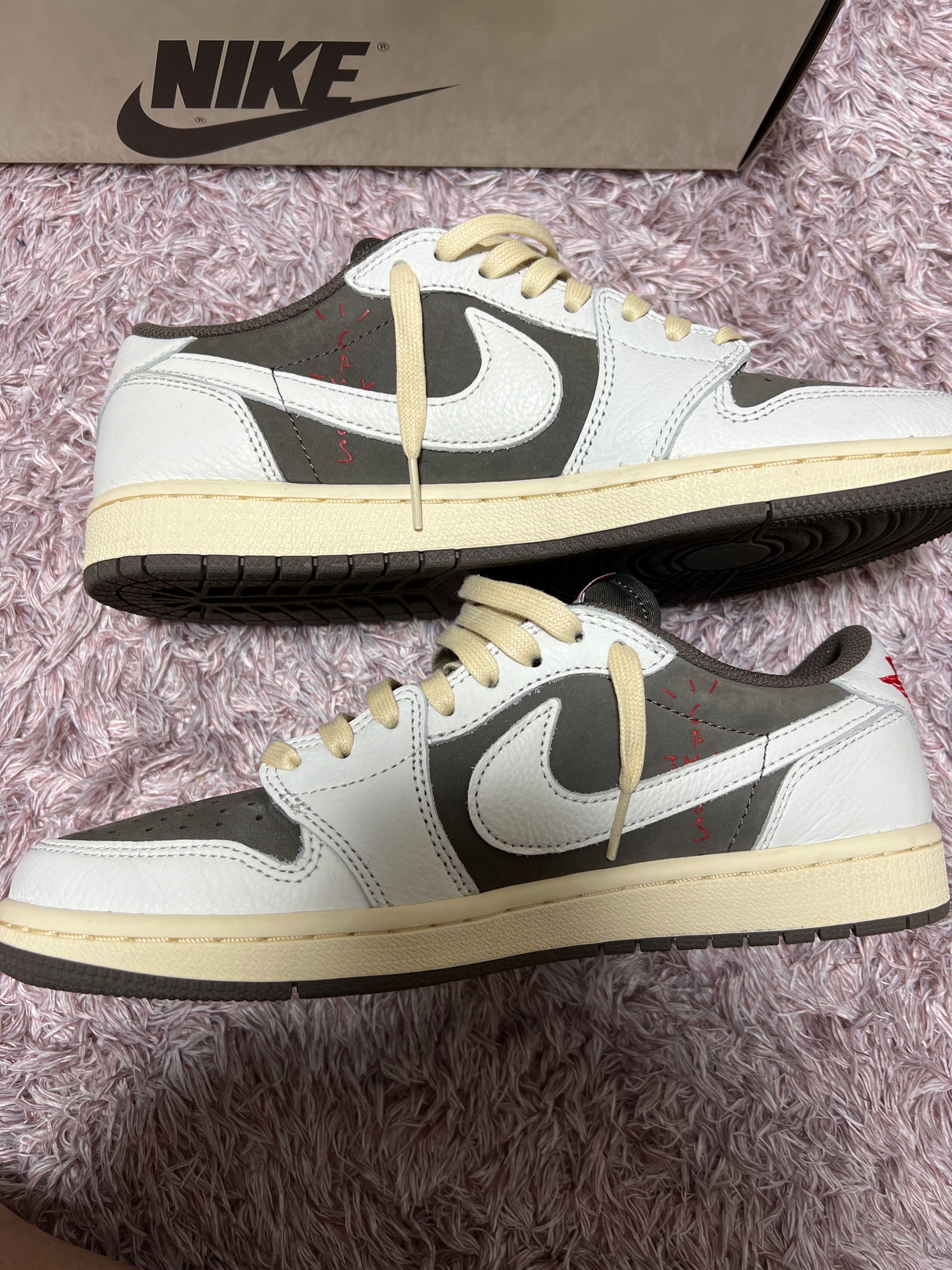 Travis Scott × Nike Air Jordan 1 Low OG SP "Reverse Mocha/Sail and Ridgerock"