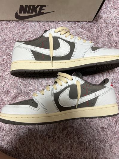 Travis Scott × Nike Air Jordan 1 Low OG SP "Reverse Mocha/Sail and Ridgerock"