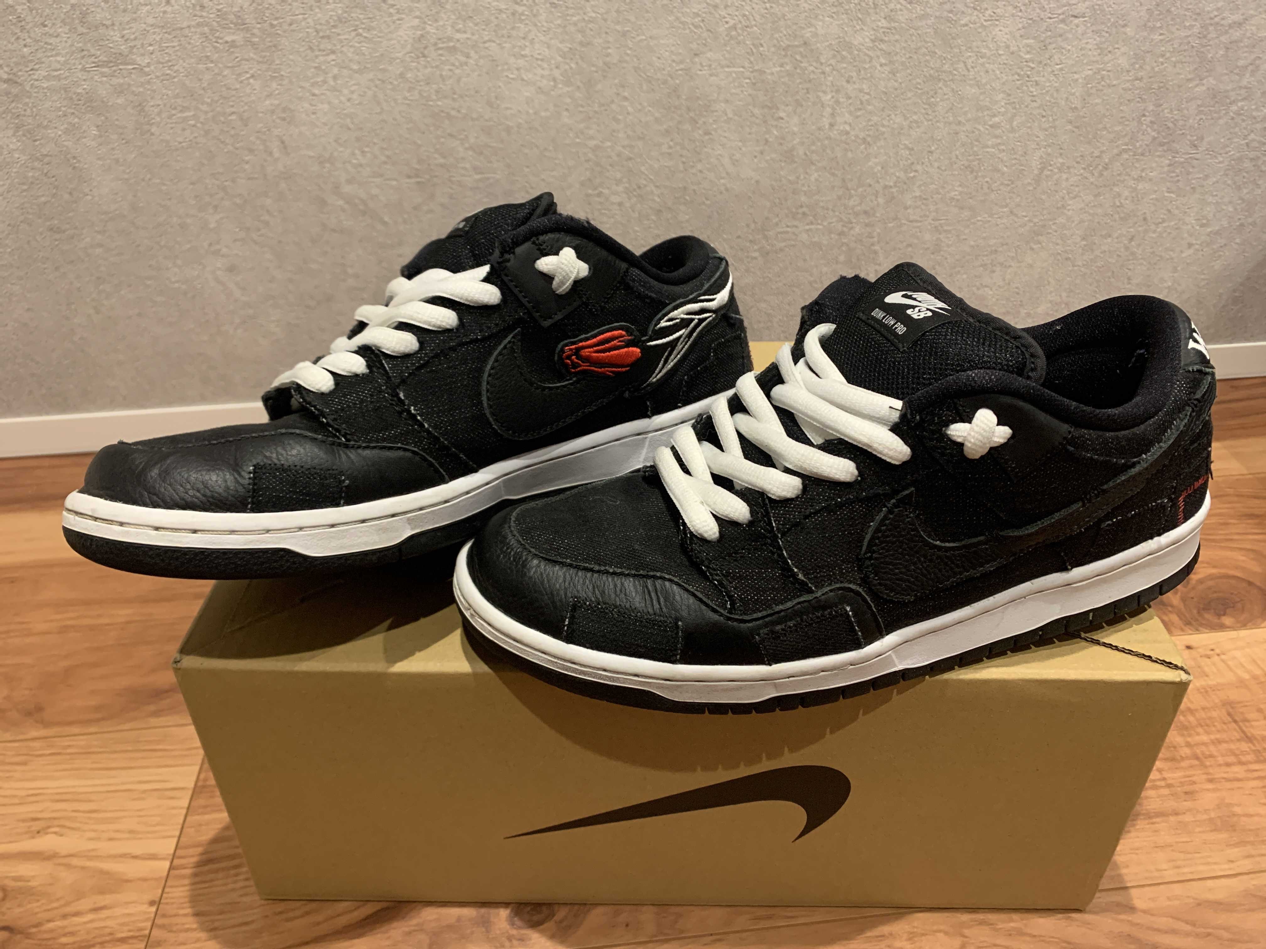 Wasted Youth × Nike SB Dunk Low "Black Denim" / VERDY